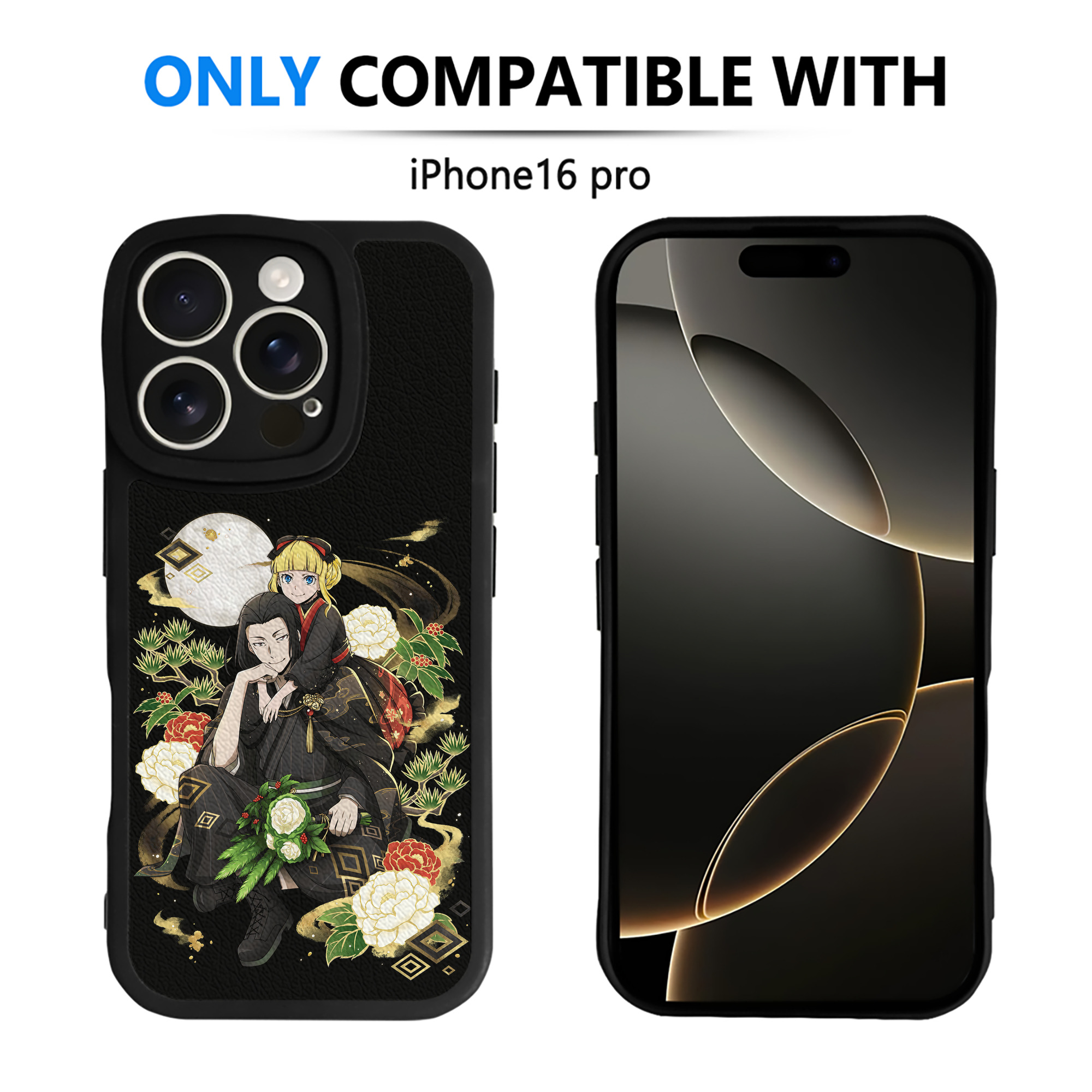 （画像用） 文豪ストレイドッグス Bungo Stray Dogs 【iPhone 16シリーズ対応】シリコンスマホケース（レザー調） 材質：シリコン
